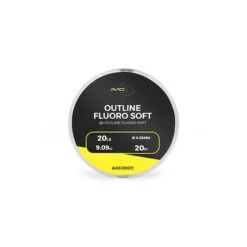 Avid Outline Fluoro-Soft 20m 0,45mm/11,36kg -Hengelsport Winkel 0cf9a0e01efc1391