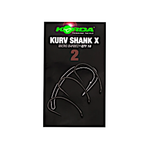 Korda Kurv Shank X Maat 2 (10pcs) 3 Korda Kurv Shank X Maat 2 (10pcs)