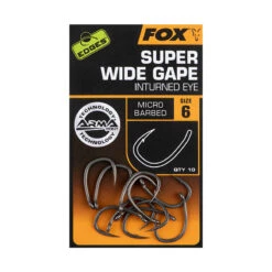 Fox Edges Armapoint Super Wide Gape Inturned Eye Karper Haak #4 (10 Stuks) -Hengelsport Winkel 25f032a97d9a0603