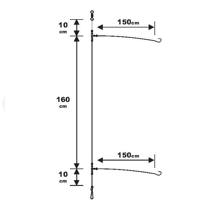Sunset BDL Surfcasting RS Competition Special Royal Seabream Fluorocarbon Rig 4 Sunset BDL Surfcasting RS Competition Special Royal Seabream Fluorocarbon Rig - Afbeelding 3