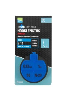 Preston Revalution Hooklengths N-20 Size 12 / 0.13mm / 21.kg -Hengelsport Winkel 36c42a47181ece03