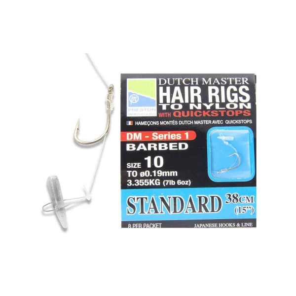 Preston Dutch Master Hair Rig Standard 38cm (8pcs) 16 3 Preston Dutch Master Hair Rig Standard 38cm (8pcs) 16
