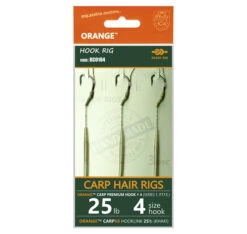 Life Orange Carp Hair Rigs, (25lb, Hook #4, Series 1), 3pcs 7 Life Orange Carp Hair Rigs, (25lb, Hook #4, Series 1), 3pcs -Hengelsport Winkel 762a32c2da7991bd