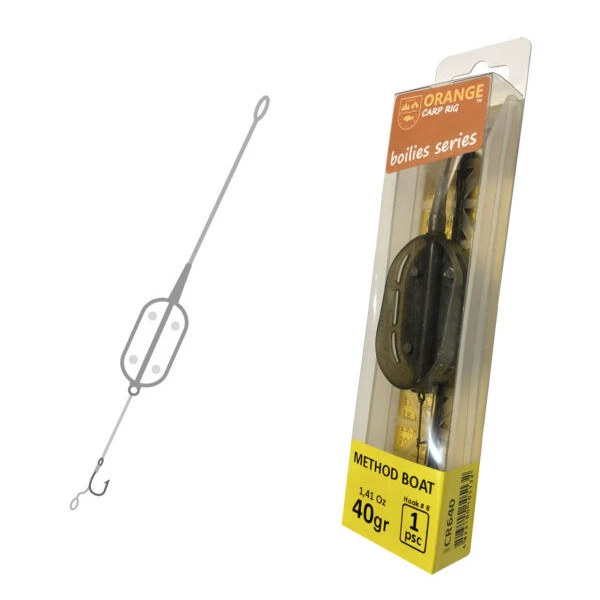 Life-Orange In-Line Carp Rig Method Boat 40g 7 Life-Orange In-Line Carp Rig Method Boat 40g - Afbeelding 5