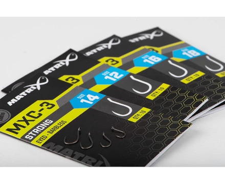 Matrix MXC-3 Barbless Eyed Witvishaken (10st) Maat 12 5 Matrix MXC-3 Barbless Eyed Witvishaken (10st) Maat 12 - Afbeelding 3