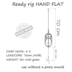 Life-Orange In-Line Carp Rig Hand Flat 40g -Hengelsport Winkel 9875ceadeae67bfa