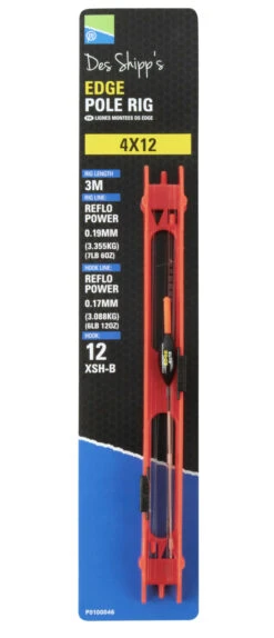 Preston Des Shipp's Edge Pole Rig 4x14 -Hengelsport Winkel 9abf451dc6773b0e