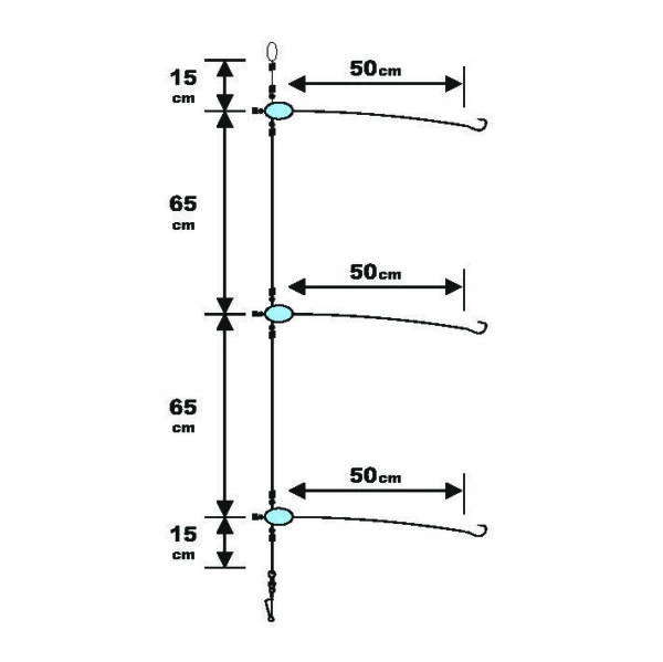 Sunset BDL Boat RS Competition Special Sparidae Fluorocarbon Rig 3 Sunset BDL Boat RS Competition Special Sparidae Fluorocarbon Rig