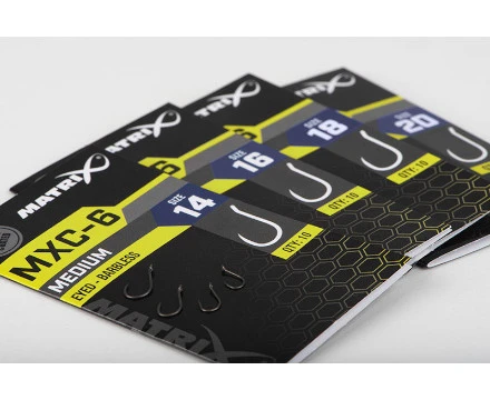 Matrix MXC-6 Barbless Eyed Witvishaken (10st) Maat 14 5 Matrix MXC-6 Barbless Eyed Witvishaken (10st) Maat 14 - Afbeelding 3