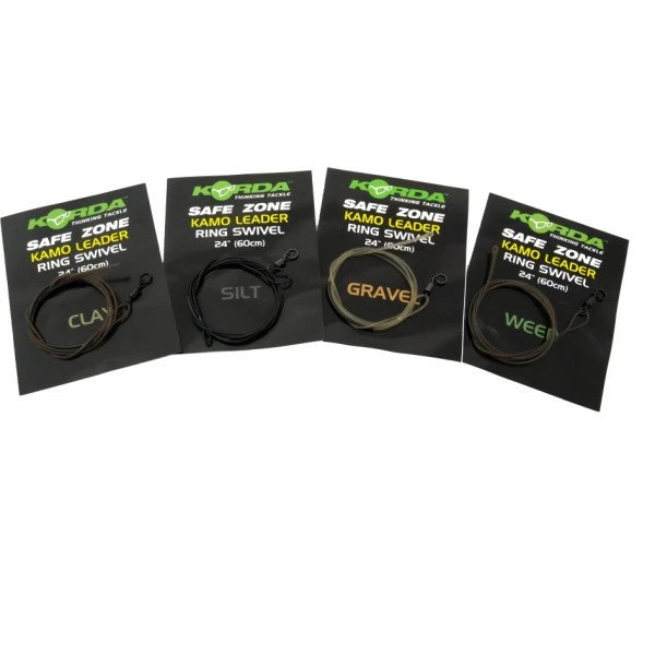 Korda Kamo Leaders Ring Swivel Gravel Khaki 3 Korda Kamo Leaders Ring Swivel Gravel Khaki