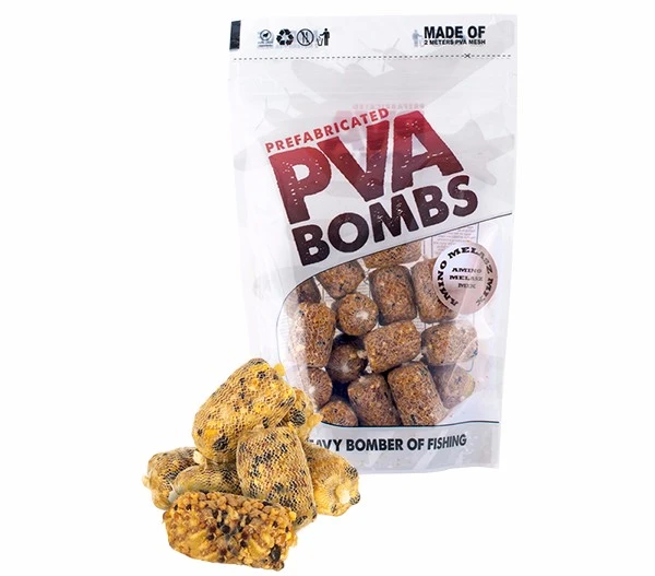 Energo Prefabricated B52 PVA Bombs - Fish Liver 3 Energo Prefabricated B52 PVA Bombs - Fish Liver