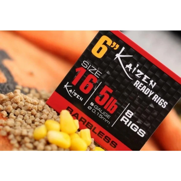 Guru Kaizen Ready Rigs 15cm Haakmaat 10 (0,19mm) 3 Guru Kaizen Ready Rigs 15cm Haakmaat 10 (0,19mm)