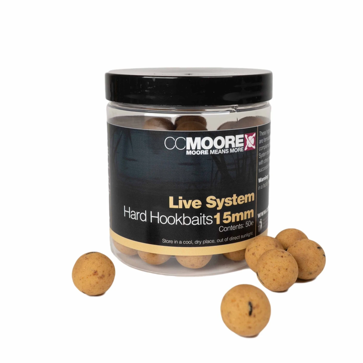 CC Moore Live System Hard Hookbaits 15mm (50 Stuks) 3 CC Moore Live System Hard Hookbaits 15mm (50 Stuks)